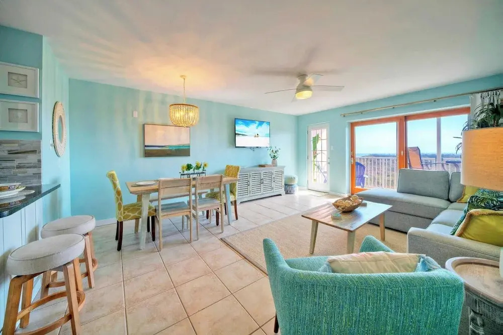 Sleeps 18, 2 Condos Beach Access, Pool, Views, Tennis + Pickleball Courts