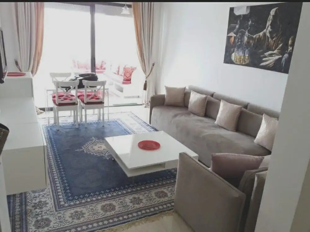Apartment With one Bedroom in Province de Benslimane, With Wonderful sea View, Pool Access and Furnished Terrace - Near the Beach