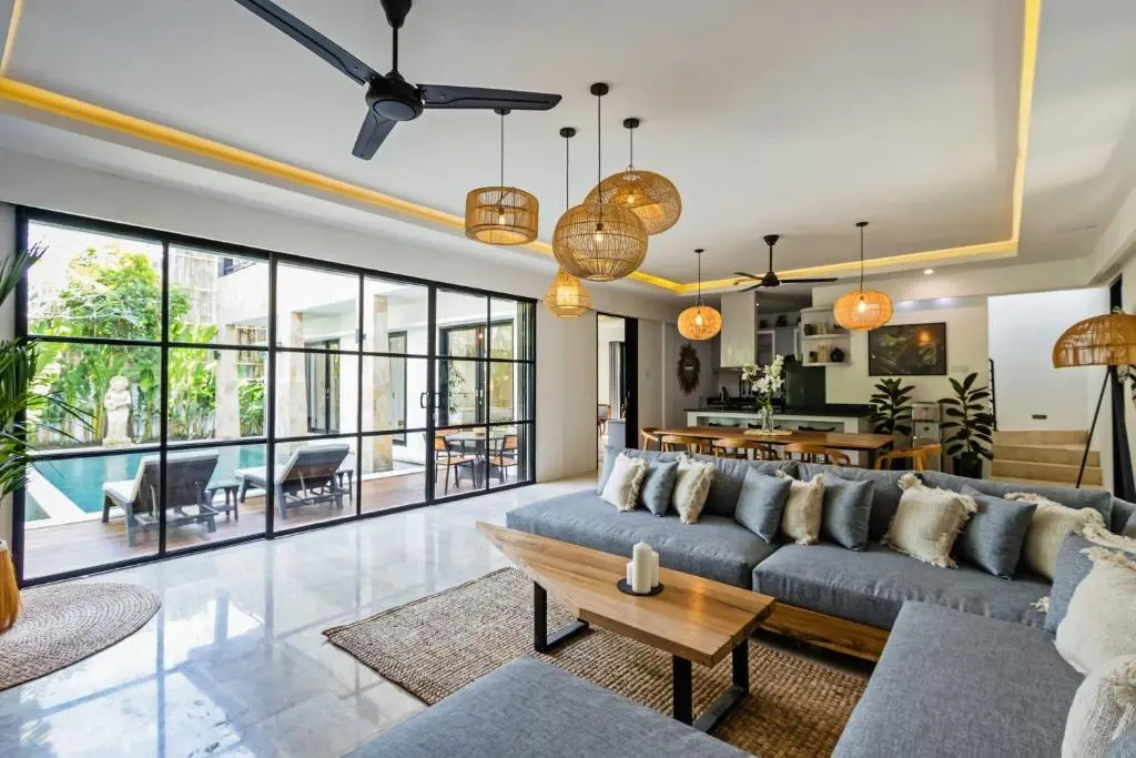 Nelayan Garden Villa Exquisite 3 bedroom Canggu 600 meter from beach