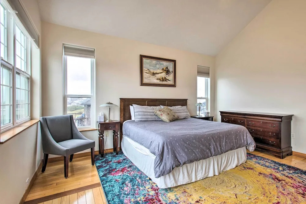 Walk to Beach: Pacific City Home w/ Bay Views!