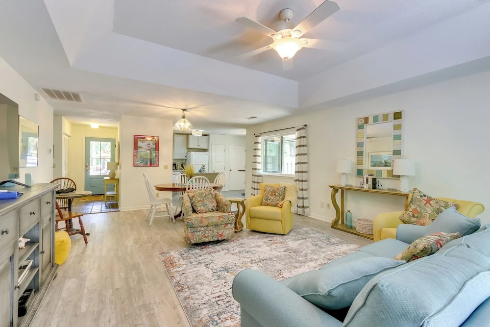 Furnished Patio: Hilton Head Island Resort Cottage