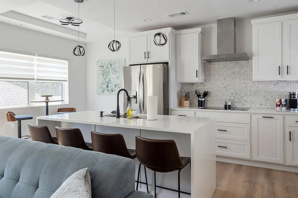 Modern Townhome Rooftop Backyard Garage 2