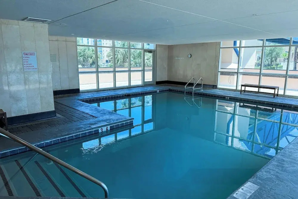 2BR Getaway Close to Beach w/ Pool & Balcony