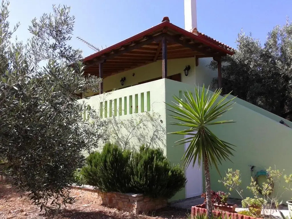 Elia house 1 astoning sea view among the olive trees