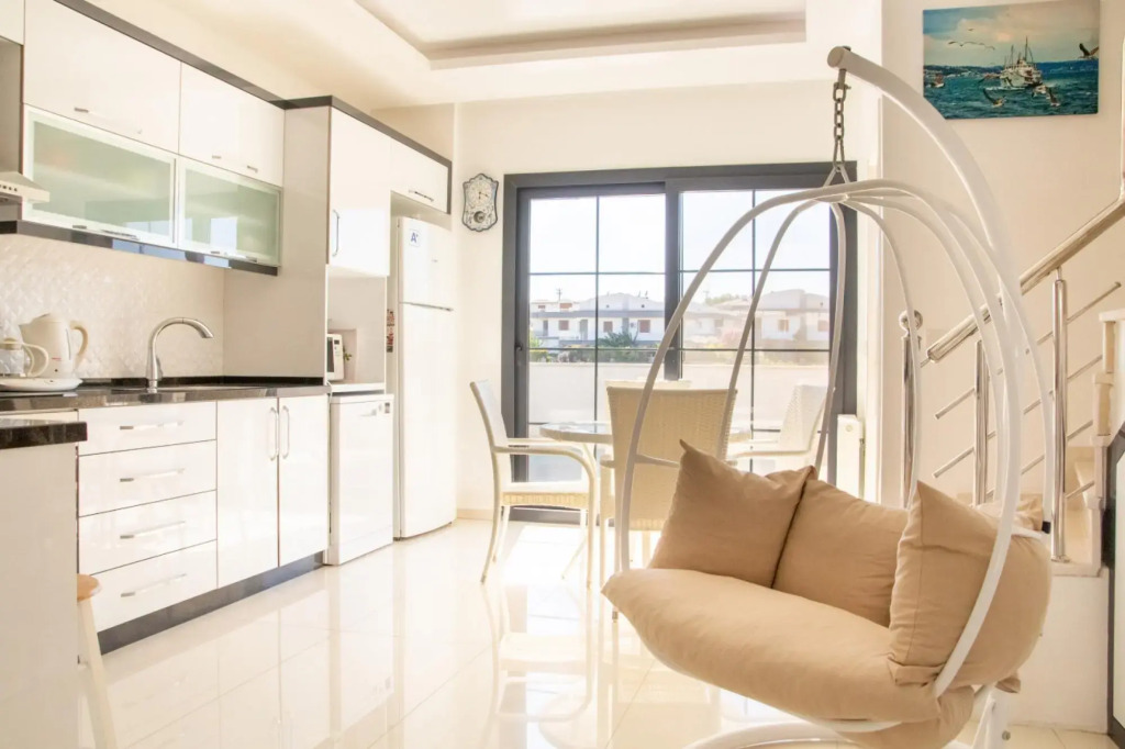 Sleek Villa with Private Pool and Garden in Cesme