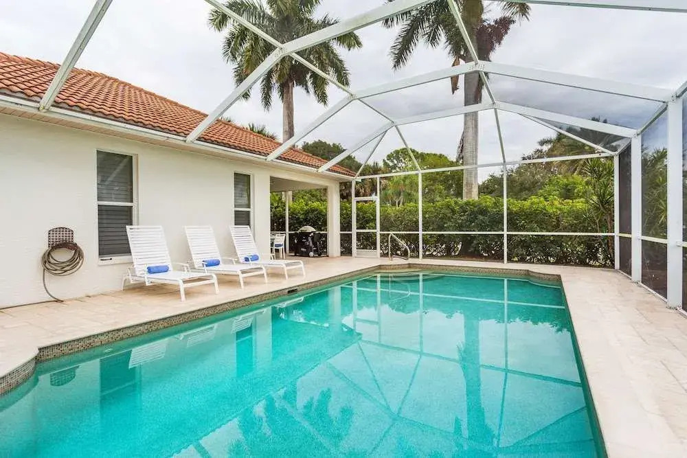 Neapolitan Vacation Rentals - Pet Friendly, Newly Updated Luxury Home with Private Pool! Complete Privacy and Only a 10 Minute Walk to Vanderbilt Beach Close to Mercato and the Best of Naples