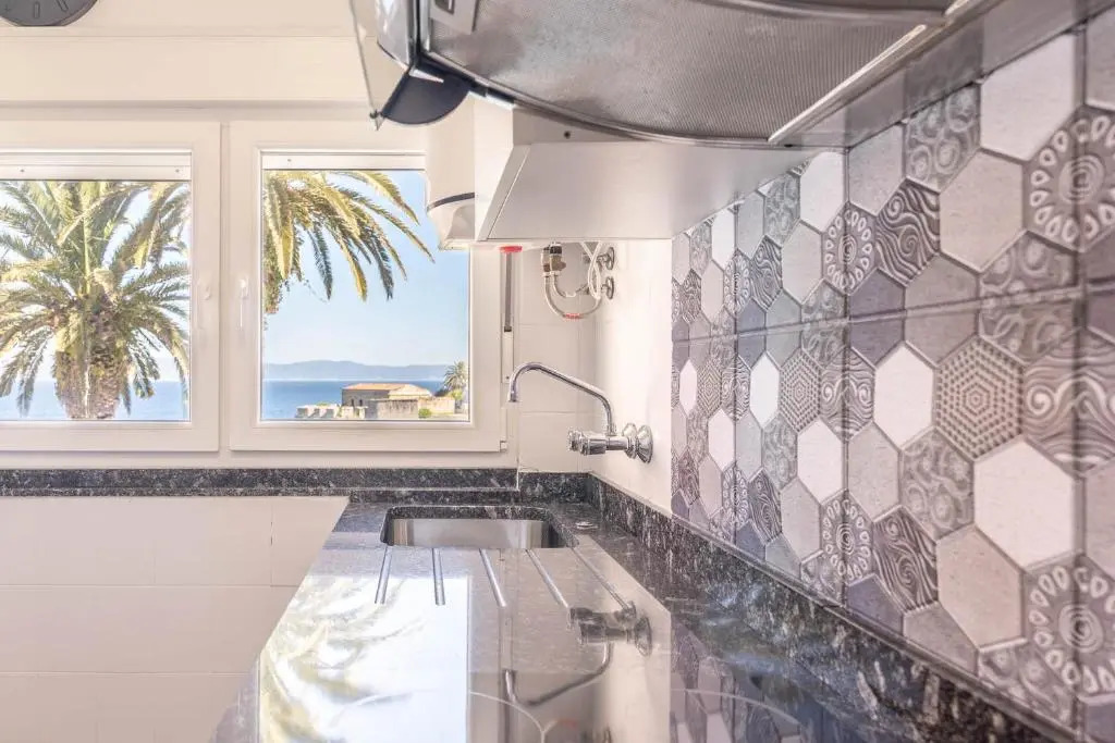 Apartamento Fisterra con vistas al mar