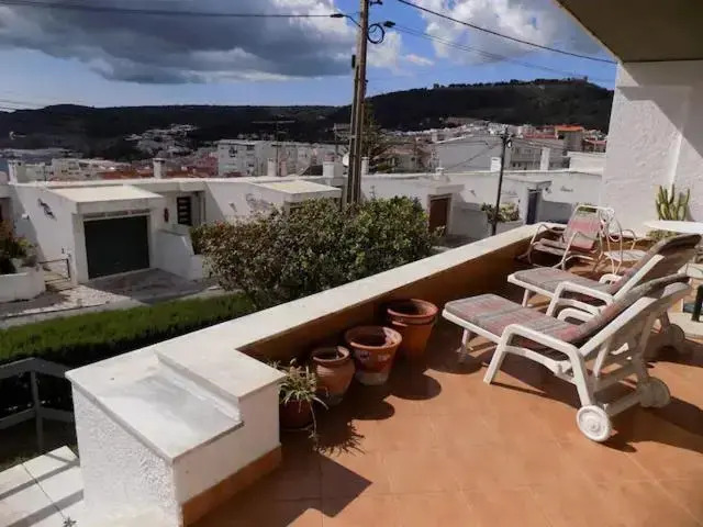 Balcony to the sea house