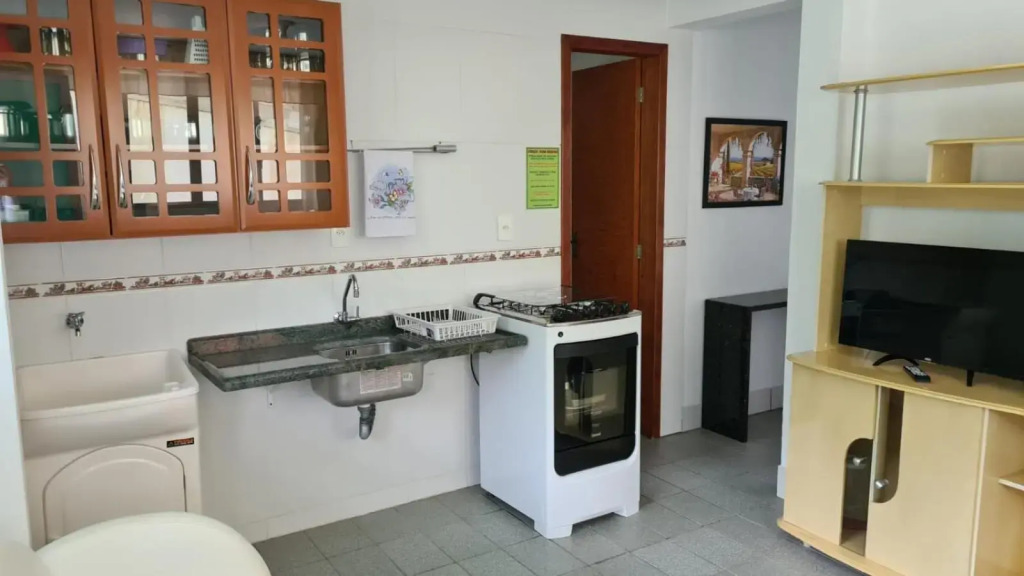 PRAIA 4 ILHAS Apartamento 1 Quarto a 60M Da Praia AR WIFI