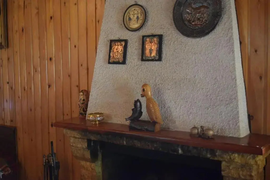 Quiet Woodwork House + Fireplace