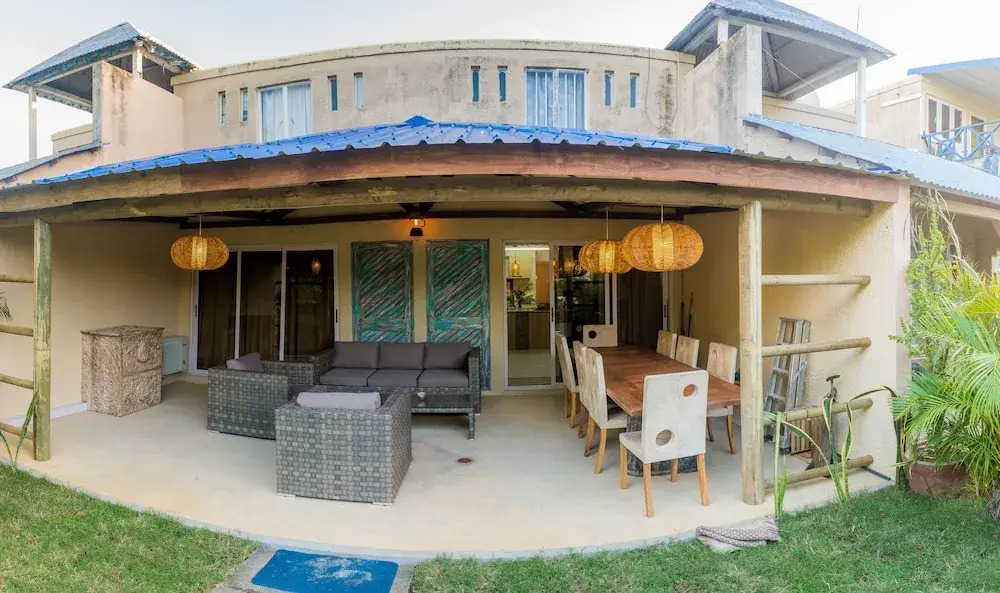 Maison avec piscine, 2 min Super U, à Grand Baie