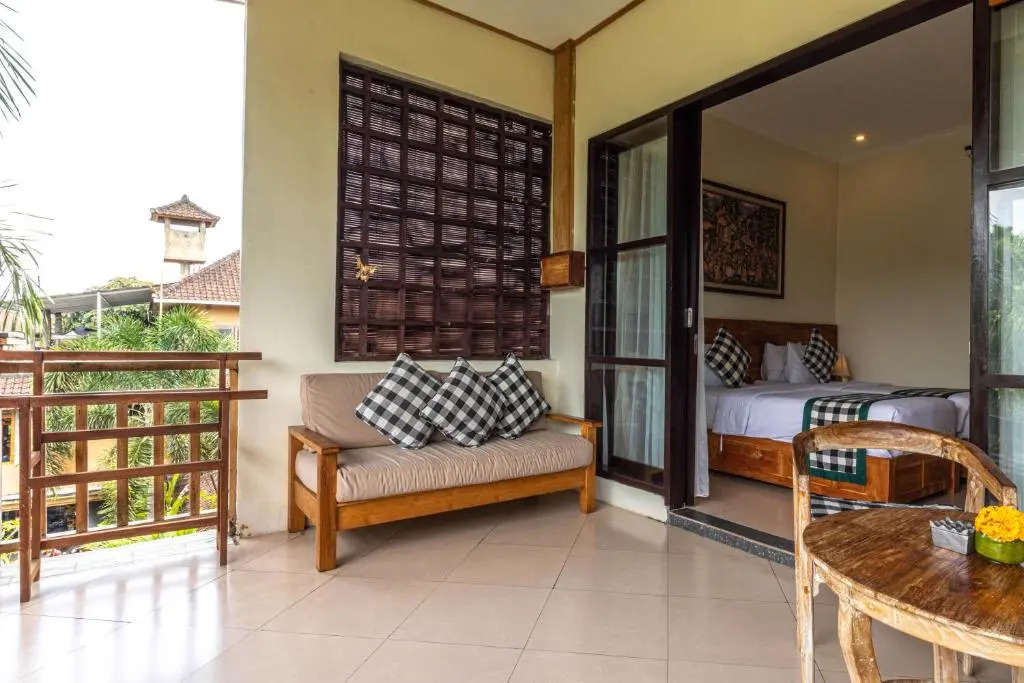 Номер Deluxe с красивым видом из окна в Meruhdani Boutique Hotel Ubud