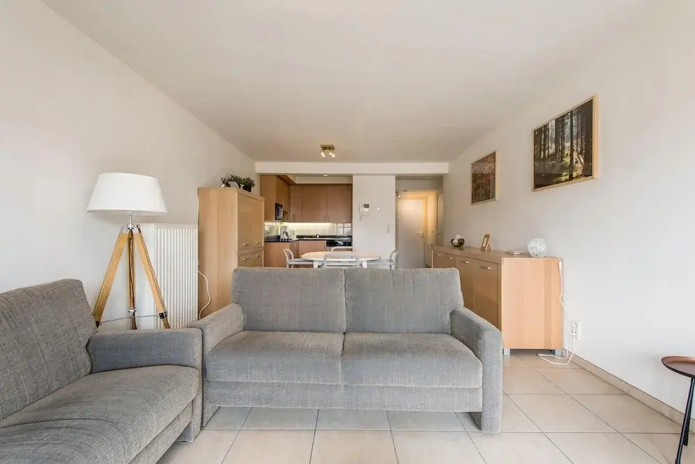 Apartment by the Sea in Belgium With Balcony