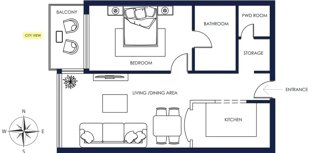 1B-Iris Blue-603 by bnbme homes