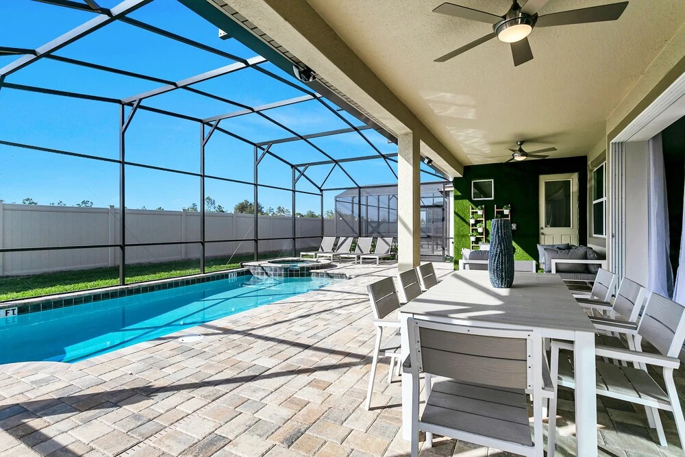 9 BD 6,5 BH Pool, Spa & Game Room