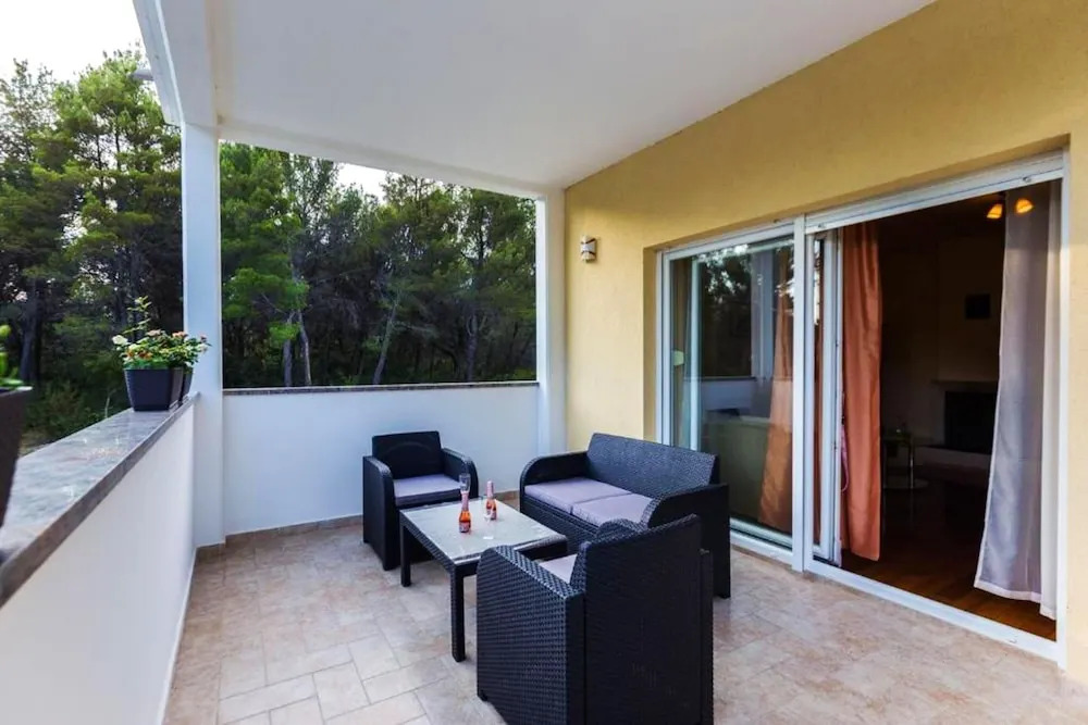 Apartment With 2 Bedrooms in Kožino, With Shared Pool, Furnished Balcony and Wifi - 800 m From the Beach