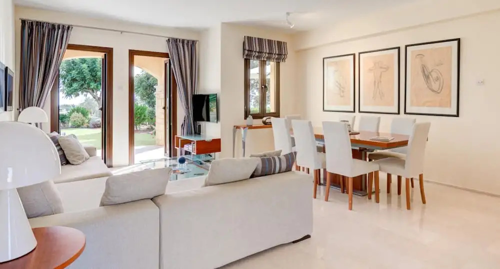 Ground Floor Apartment With Golf and sea Views - Roudias Aphrodite Hills Resort