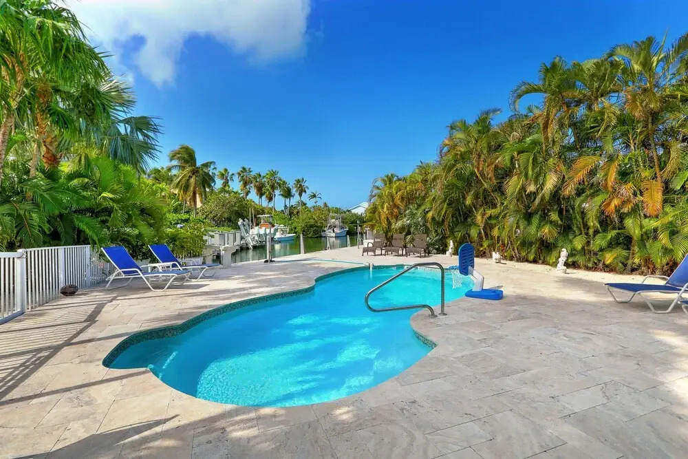 Waterfront Luxury Home with Pool and Boat Dock home
