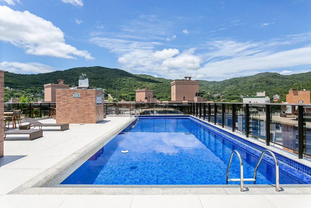 Studio Moderno Com Piscina No Rooftop #corg01