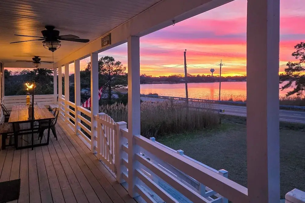 Hot Tub & Bay Views: Outer Banks Home