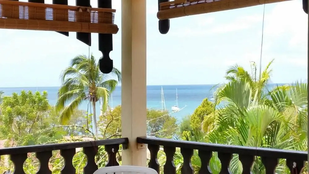 Studio in Sainte-anne, With Wonderful sea View, Furnished Terrace and