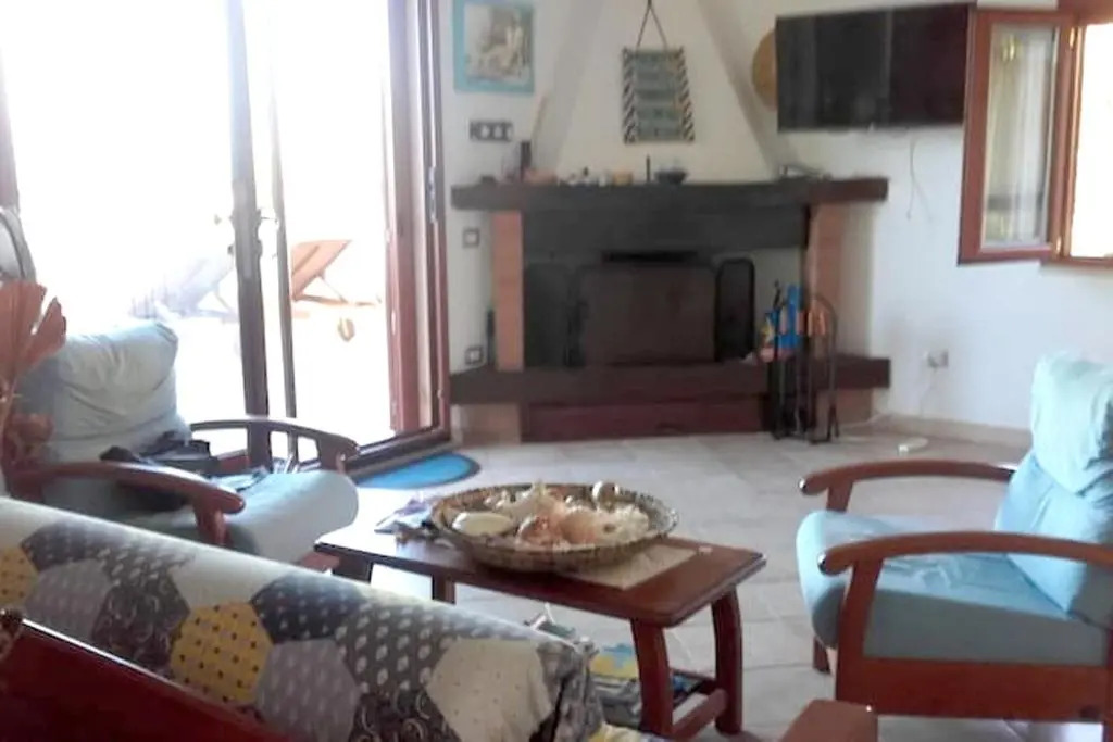 3 bedrooms villa at Magomadas 10 m away from the beach with sea view terrace and wifi