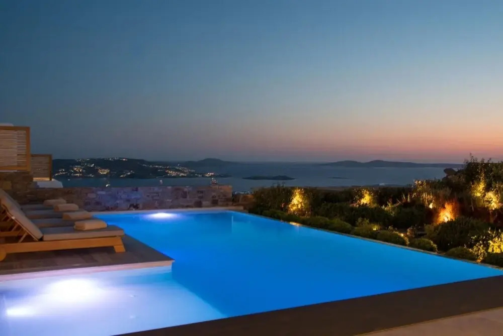 Luxury Key Mykonos 5 Bed Villa White Satin Agia Sofia