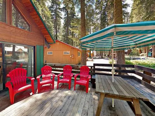Grill Walk to Beach Cabin