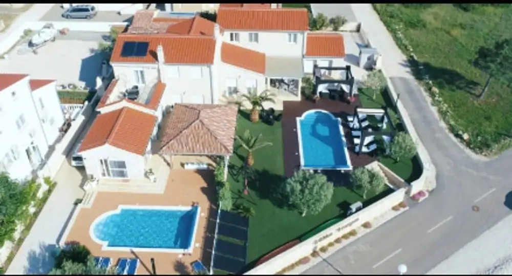 Apartment with 2 Bedrooms in Vir, with Wonderful Sea View, Private Pool, Furnished Balcony - 5 M From the Beach