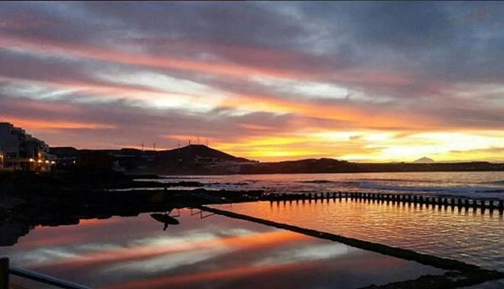 Apartment With 3 Bedrooms in El Agujero, With Wonderful sea View and Wifi - 10 m From the Beach