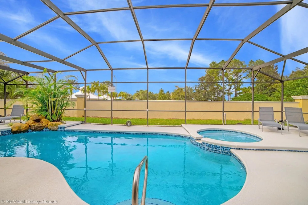 Dreamy Home, Just 3.5 Miles From Disney! CDC Cleaning, Huge Pool Area. #6wp068