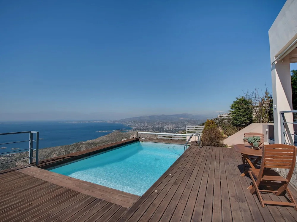 Alluring Villa in Saronida With Swimming Pool and Sea View