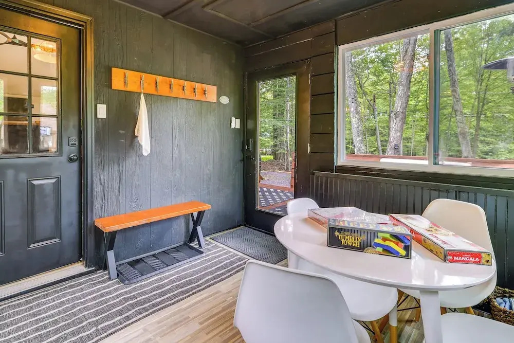 Deck, Fire Pit & Sauna: Big Bass Lake Getaway!