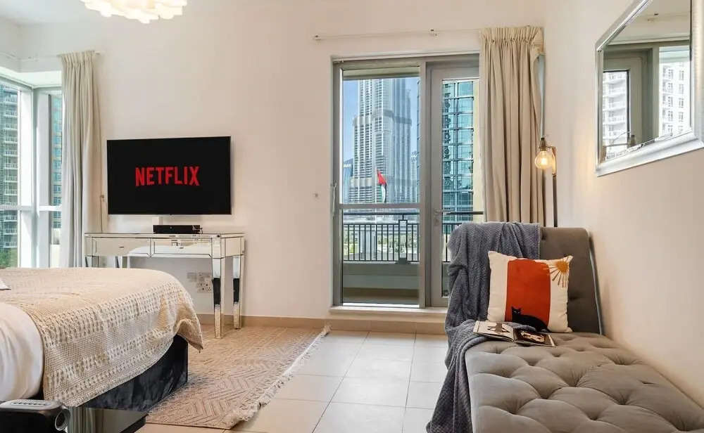 Stylish 2BR With Burj Khalifa View Near Dubai Mall