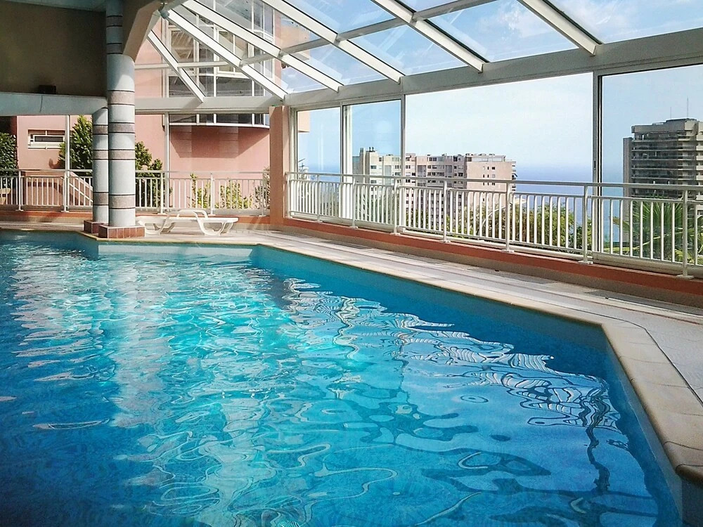 Studio in Beausoleil, With Wonderful sea View, Pool Access, Furnished