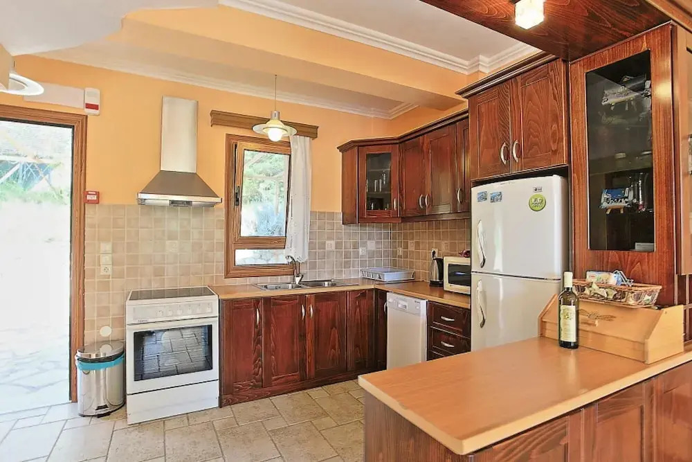 Villa Kyknos Large Private Pool Walk to Beach Sea Views A C Wifi Car Not Required Eco-friendl - 2329