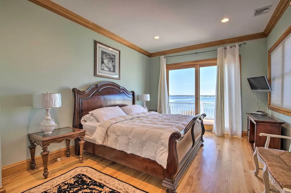 Waterfront Home w/ Large Deck + Private Pool!