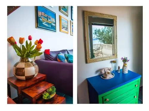 Villa Jadranka with pool and private beach