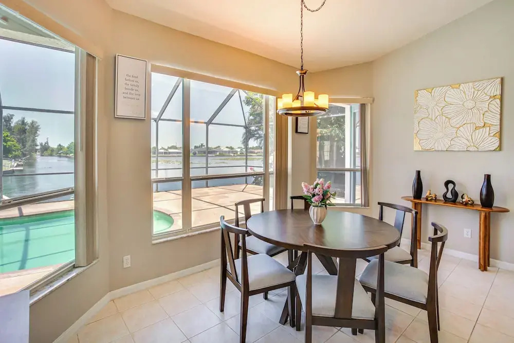 Dock & Outdoor Oasis: Waterfront Cape Coral Home