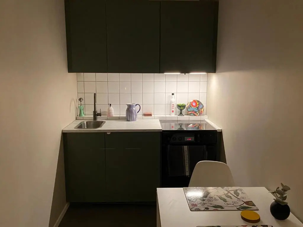 Nybyggt Attefallshus på Ängö i Kalmar