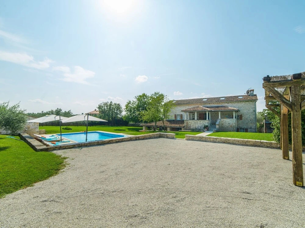 Enchanting villa with beautiful stone architecture