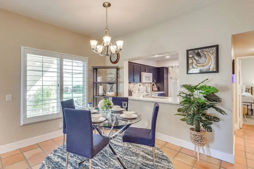 Golf Course View & Pool Access: Palm Desert Condo