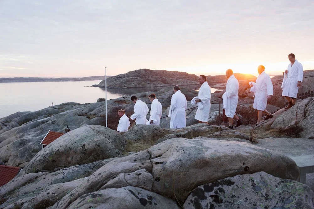 Strandflickornas Husen invid Havet