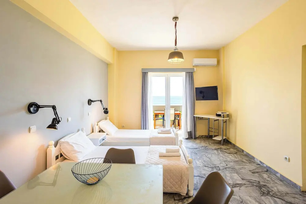 Beachfront Nest Memi Koroni-seaheaven House A1