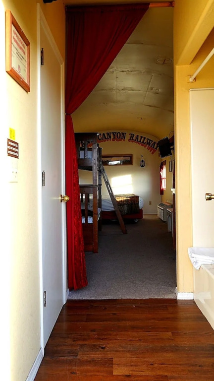 Historic Rail car on route 66
