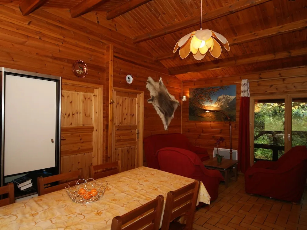 Wooden, Quietly-located Chalet With Garden on the Edge of the Forest in the French Countryside