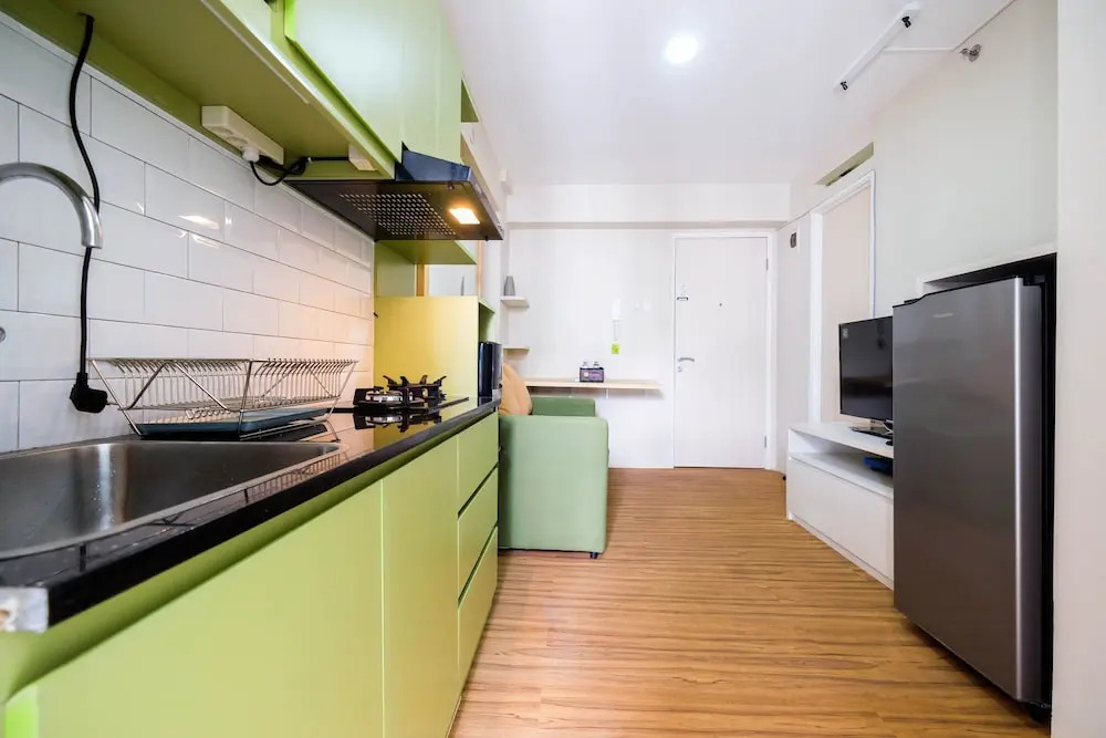 Connect to Pool 2BR Apartment at Bassura City