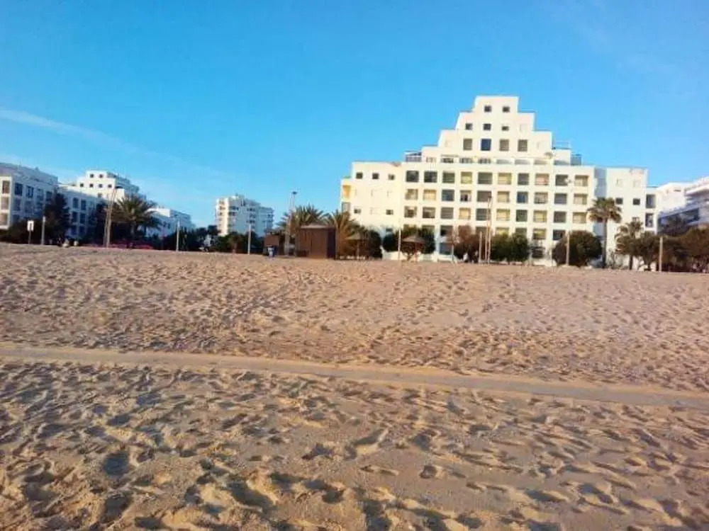 Apartment With one Bedroom in Quarteira, With Wonderful sea View, Shared Pool, Balcony - 50 km From the Beach