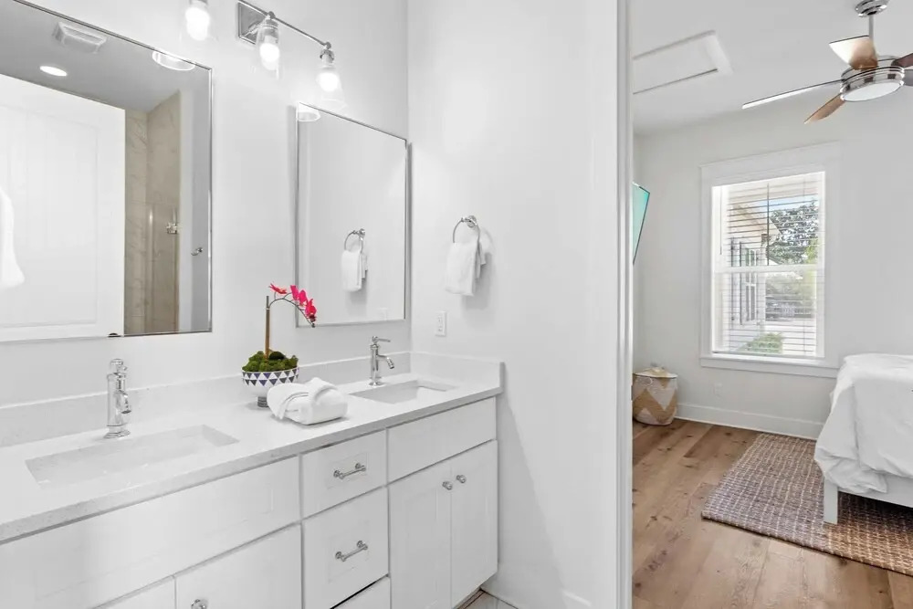 Sleeps 34! 2 Homes, Private Pools, Firepit, Golf Cart, Walk to Beach Seagrove San Juan by Avantstay