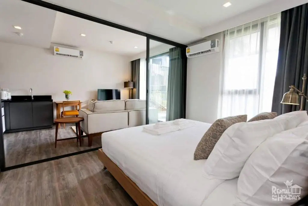 Modern 1 Br Wifi Pool Walk To Patong Beach